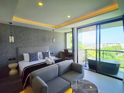 Appartement Premium d’une chambre avec vue sur l’océan — Karon Utopia